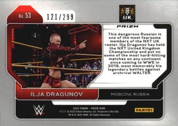 2022 Panini Prizm WWE - Red #53 Ilja Dragunov Back