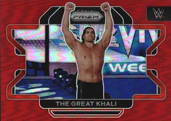 2022 Panini Prizm WWE - Red #80 The Great Khali Front