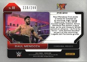 2022 Panini Prizm WWE - Red #88 Raul Mendoza Back