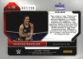 2022 Panini Prizm WWE - Red #100 Shayna Baszler Back