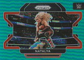 2022 Panini Prizm WWE - Teal #28 Natalya Front
