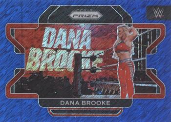 2022 Panini Prizm WWE - Blue Shimmer FOTL #1 Dana Brooke Front