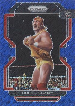 2022 Panini Prizm WWE - Blue Shimmer FOTL #195 Hulk Hogan Front