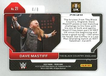 2022 Panini Prizm WWE - Lucky Envelopes #21 Dave Mastiff Back