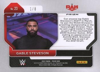 2022 Panini Prizm WWE - Lucky Envelopes #23 Gable Steveson Back