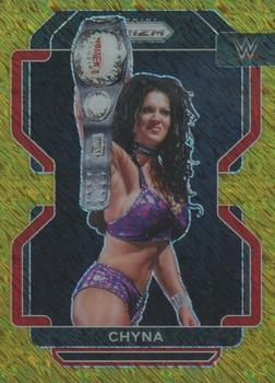 2022 Panini Prizm WWE - Gold Shimmer FOTL #165 Chyna Front