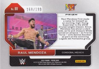 2022 Panini Prizm WWE - Premium Factory Set #88 Raul Mendoza Back