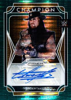2022 Panini Prizm WWE - Champion Signatures Green Pulsar #CS-UND Undertaker Front