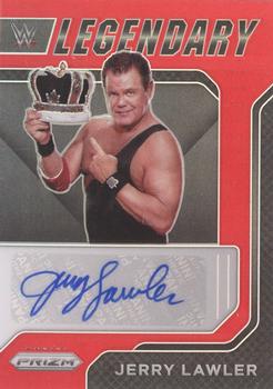2022 Panini Prizm WWE - Legendary Signatures Red #LS-JLW Jerry Lawler Front