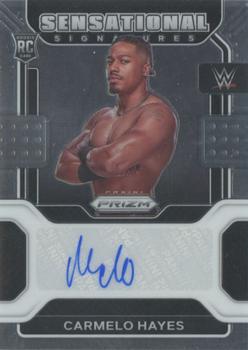 2022 Panini Prizm WWE - Sensational Signatures #SS-CMH Carmelo Hayes Front