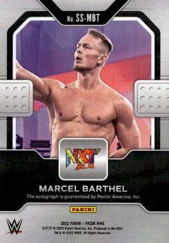 2022 Panini Prizm WWE - Sensational Signatures #SS-MBT Marcel Barthel Back