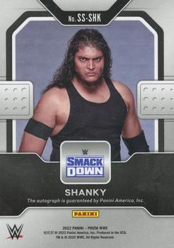 2022 Panini Prizm WWE - Sensational Signatures #SS-SHK Shanky Back
