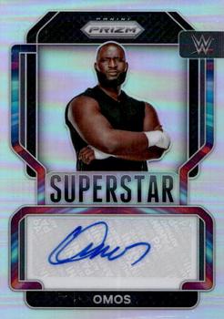 2022 Panini Prizm WWE - Superstar Autographs Silver #SA-OMS Omos Front