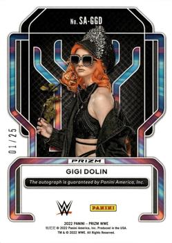 2022 Panini Prizm WWE - Superstar Autographs Mojo #SA-GGD Gigi Dolin Back