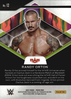 2022 Panini Prizm WWE - Fearless #12 Randy Orton Back