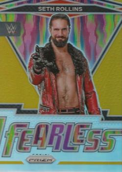 2022 Panini Prizm WWE - Fearless Gold #24 Seth Rollins Front