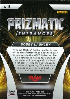 2022 Panini Prizm WWE - Prizmatic Entrances #19 Bobby Lashley Back
