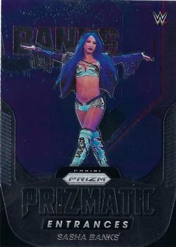 2022 Panini Prizm WWE - Prizmatic Entrances #20 Sasha Banks Front