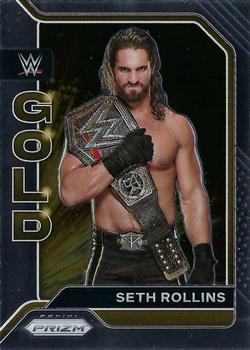 2022 Panini Prizm WWE - WWE Gold #3 Seth Rollins Front