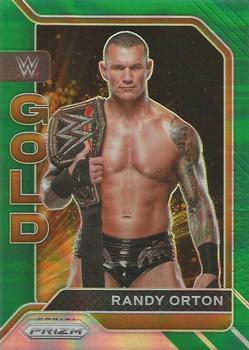 2022 Panini Prizm WWE - WWE Gold Green #1 Randy Orton Front