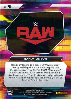2022 Panini Prizm WWE - WWE Next Level #20 Randy Orton Back