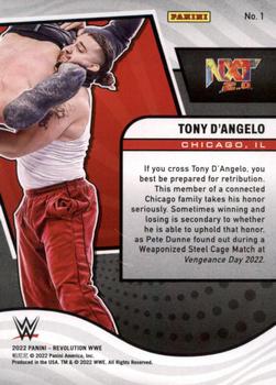 2022 Panini Revolution WWE #1 Tony D'Angelo Back
