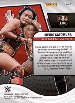 2022 Panini Revolution WWE #3 Meiko Satomura Back