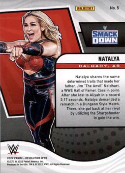 2022 Panini Revolution WWE #5 Natalya Back