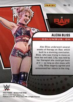 2022 Panini Revolution WWE #10 Alexa Bliss Back