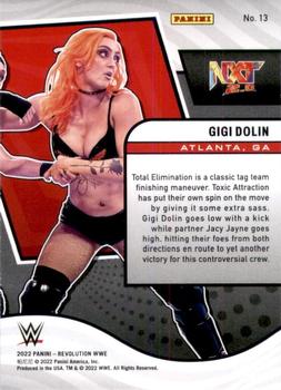 2022 Panini Revolution WWE #13 Gigi Dolin Back