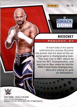 2022 Panini Revolution WWE #14 Ricochet Back