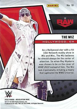 2022 Panini Revolution WWE #18 The Miz Back