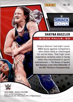 2022 Panini Revolution WWE #25 Shayna Baszler Back