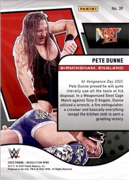 2022 Panini Revolution WWE #39 Pete Dunne Back
