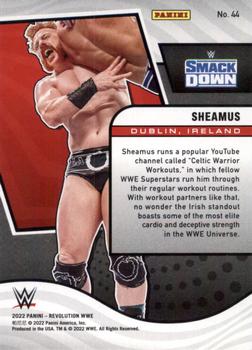 2022 Panini Revolution WWE #44 Sheamus Back