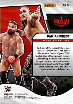 2022 Panini Revolution WWE #46 Damian Priest Back