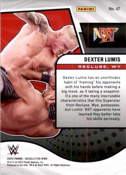 2022 Panini Revolution WWE #47 Dexter Lumis Back