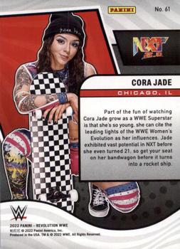 2022 Panini Revolution WWE #61 Cora Jade Back