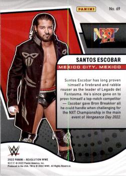2022 Panini Revolution WWE #69 Santos Escobar Back