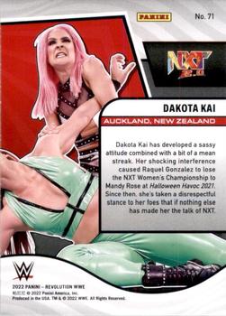 2022 Panini Revolution WWE #71 Dakota Kai Back