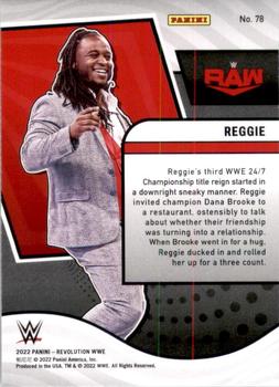 2022 Panini Revolution WWE #78 Reggie Back