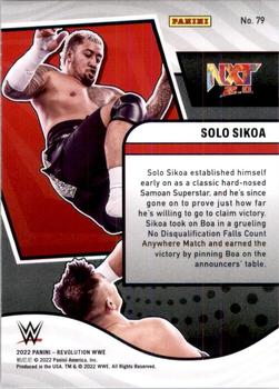 2022 Panini Revolution WWE #79 Solo Sikoa Back