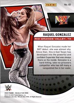2022 Panini Revolution WWE #83 Raquel Rodriguez Back