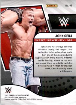 2022 Panini Revolution WWE #85 John Cena Back