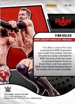 2022 Panini Revolution WWE #86 Finn Bálor Back