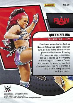 2022 Panini Revolution WWE #90 Queen Zelina Back