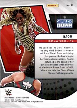 2022 Panini Revolution WWE #94 Naomi Back