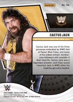 2022 Panini Revolution WWE #104 Cactus Jack Back