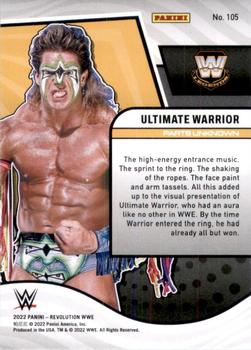 2022 Panini Revolution WWE #105 Ultimate Warrior Back