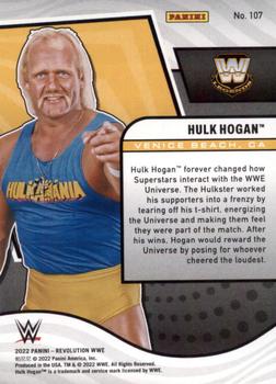 2022 Panini Revolution WWE #107 Hulk Hogan Back